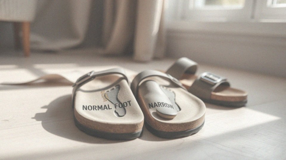 Jakie są różne szerokości wkładek w obuwiu Birkenstock?