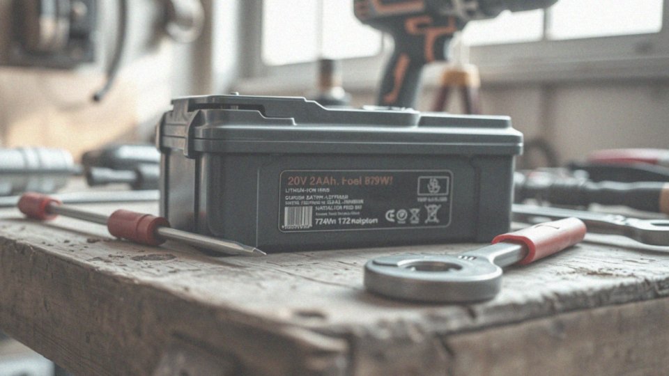 Jakie są parametry techniczne akumulatora 20V 2Ah?
