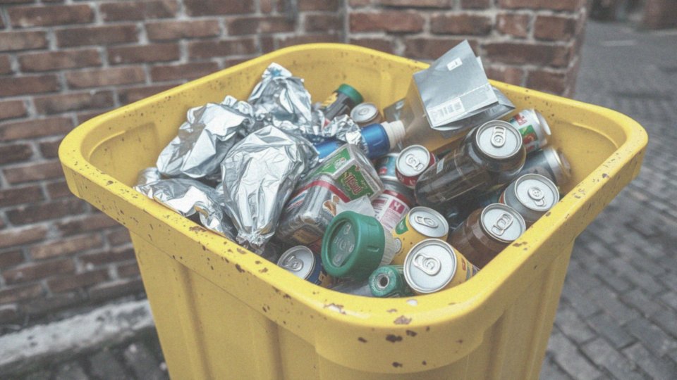 Do jakiego pojemnika należy wyrzucać folię aluminiową?